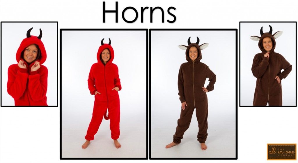 Horn Onesies by The All-in-One Company