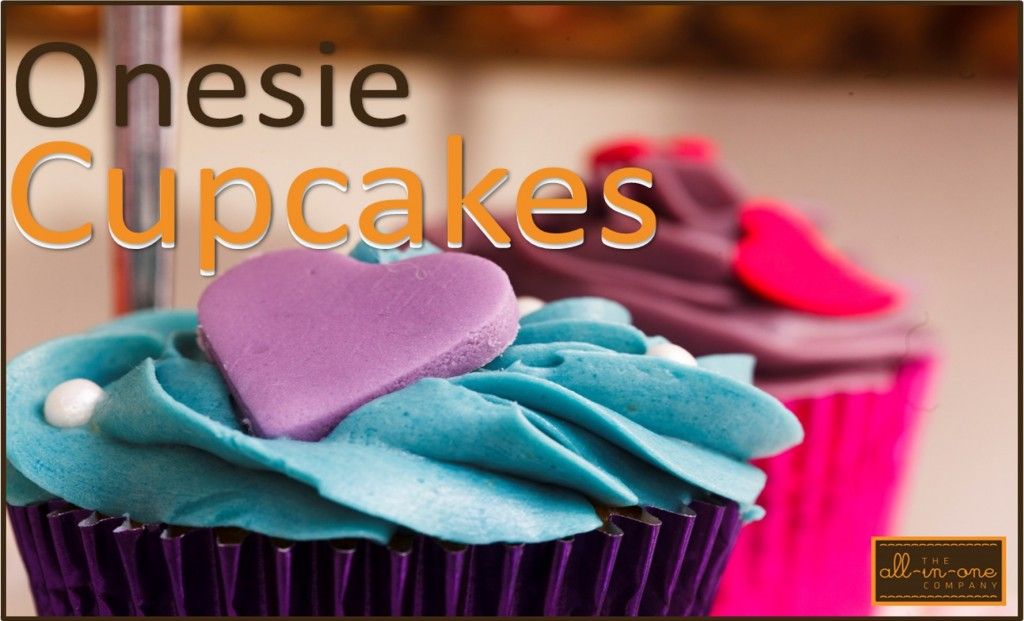 Onesie Celebration Cupcakes 