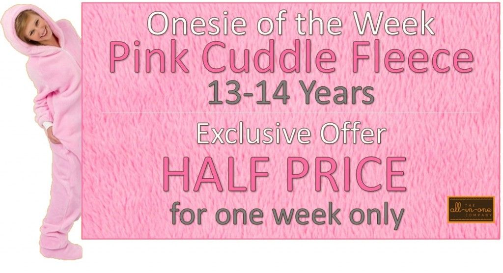 Onesie of the Week - Pink Cuddle Fleece