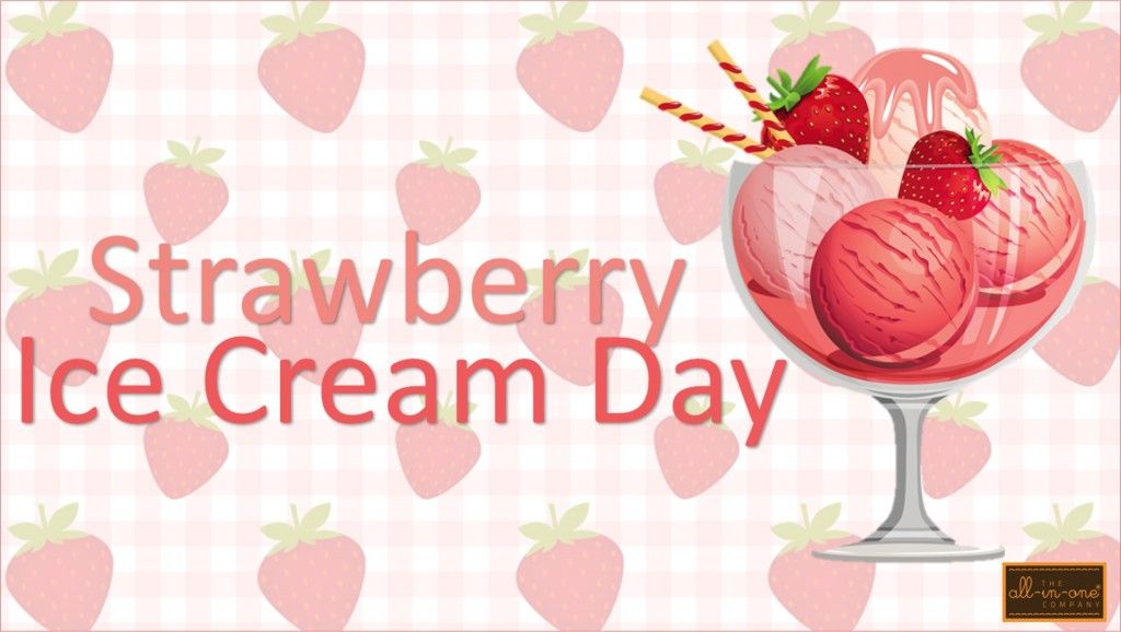 strawberry ice cream day