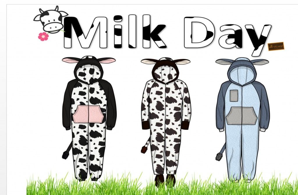 Milk Day - Cow Print Cuddle Fleece