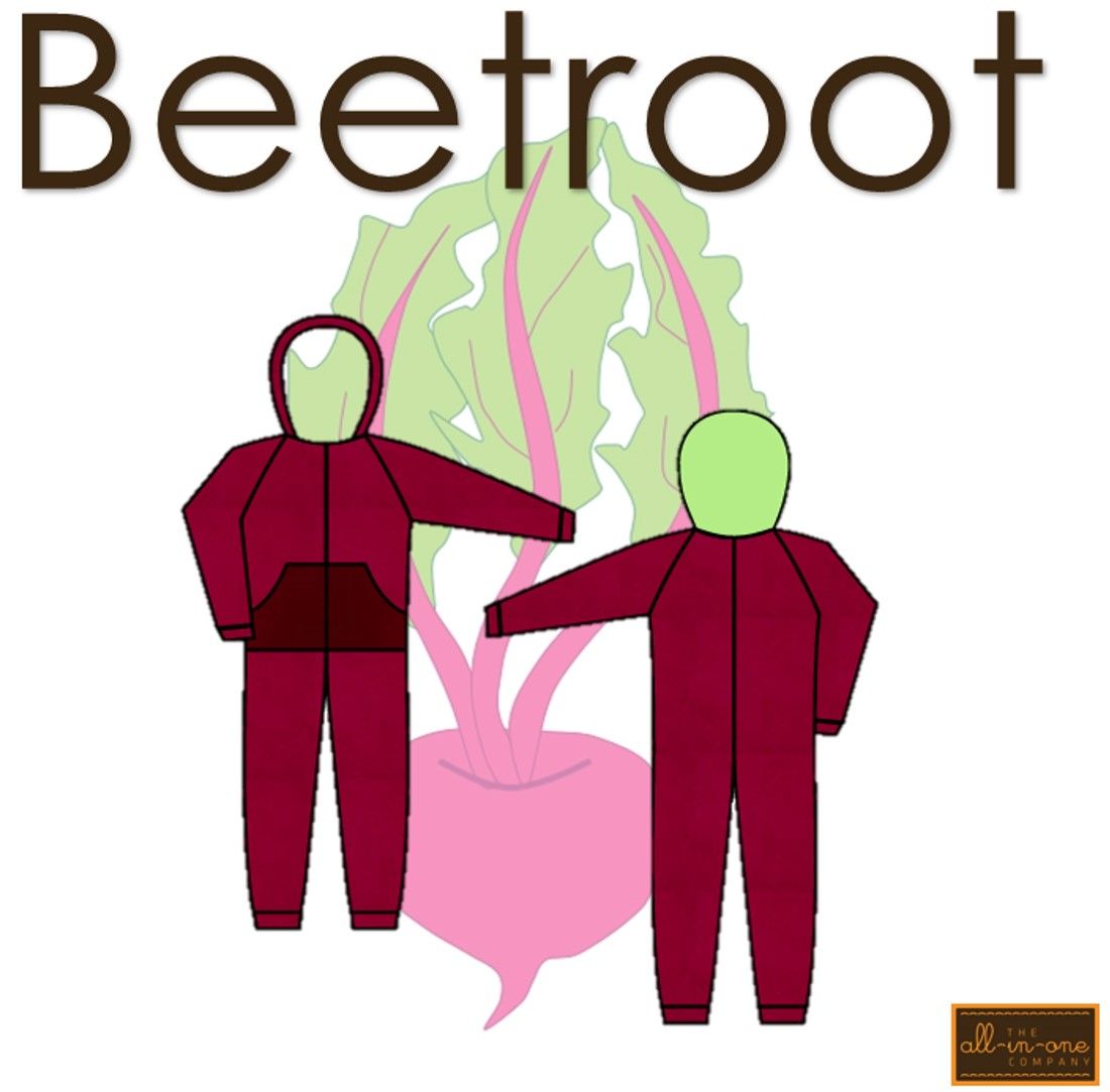 Beetroot Onesie by The All-in-One Company