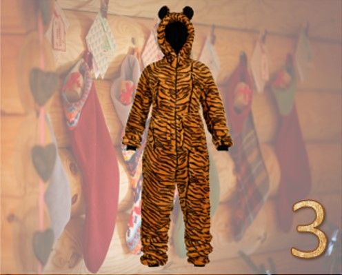 Tiger Onesie Christmas by The All-in-One Company®
