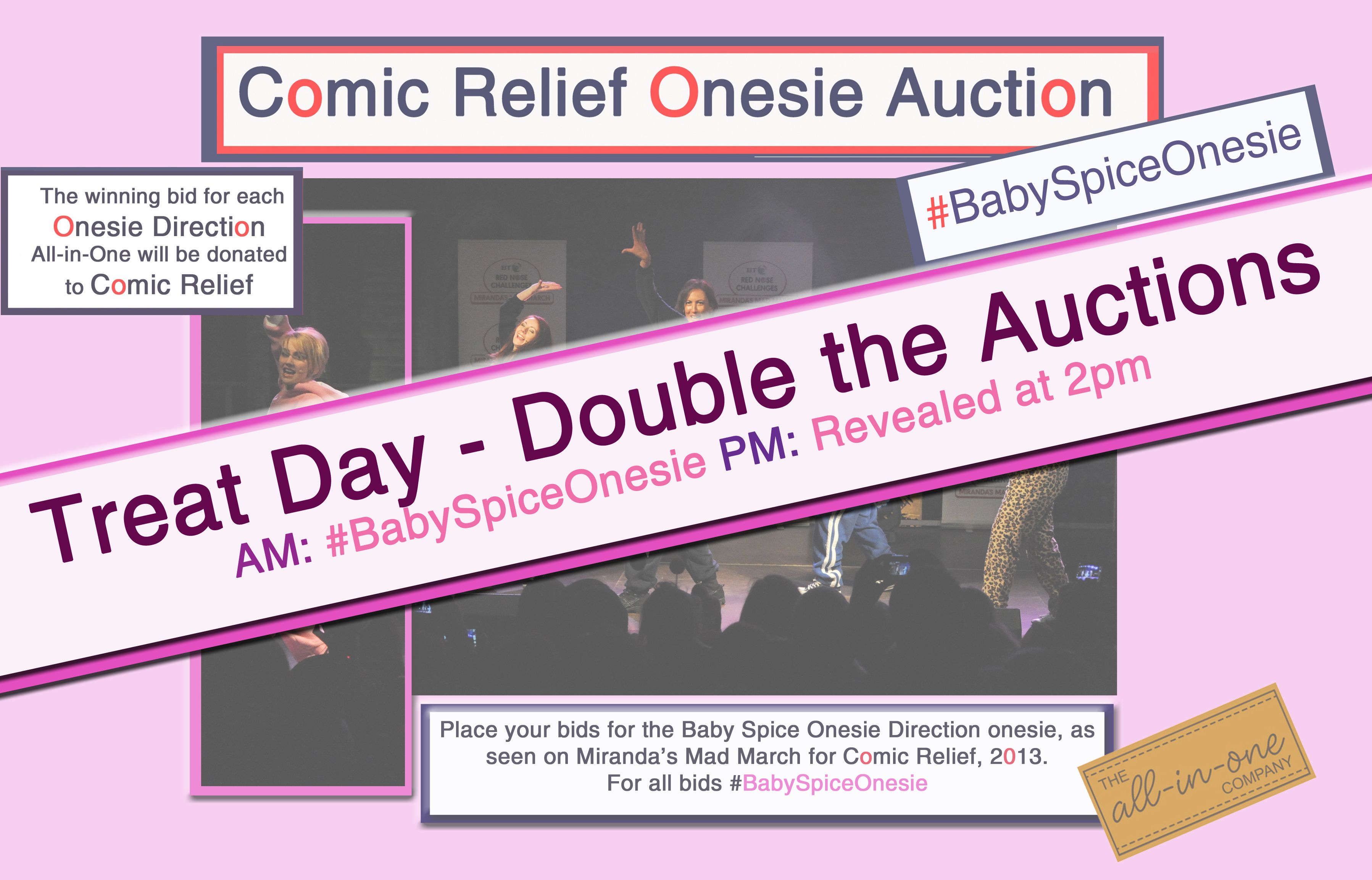 Comic Relief Onesie Auction - #BabySpiceOnesie