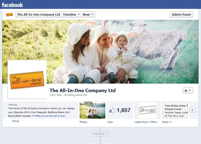 The All-in-One Company Onesie Facebook