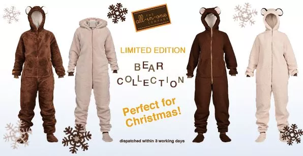 Onesie Winter: Limited Edition Fluffy Bear Hugs