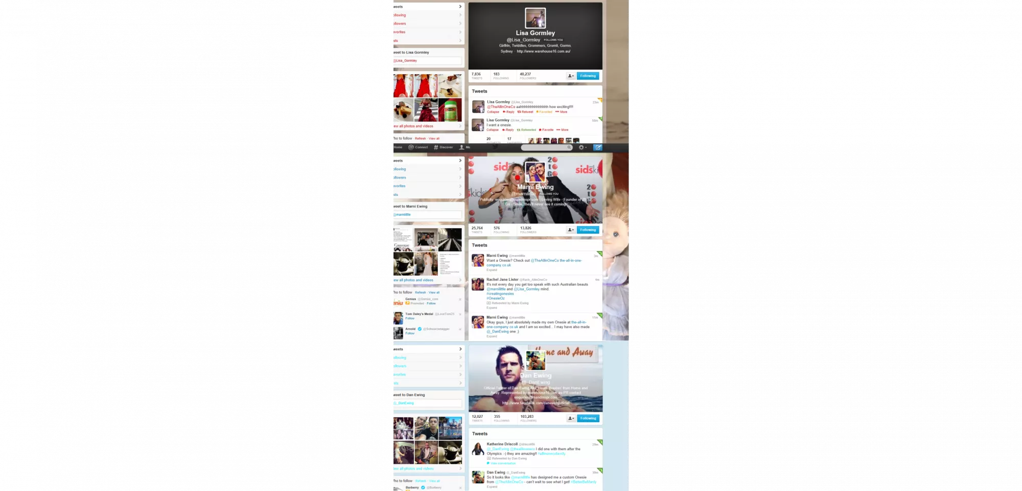 Spreading the #OnesieLove -  around Australia