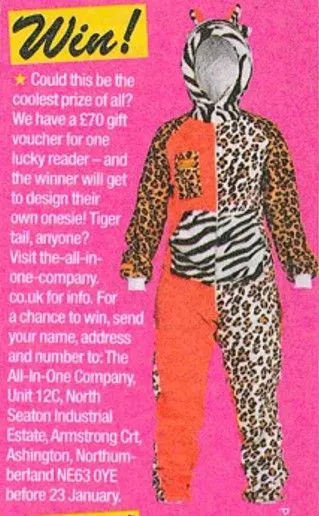 Onesie Competition: Real People Giveaway Winner!