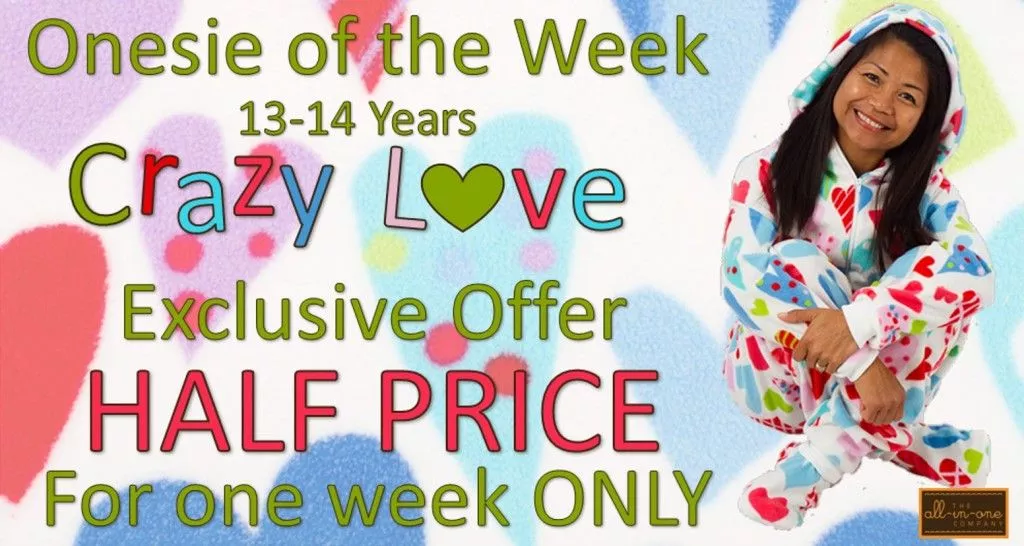 Onesie of the Week - Crazy love Cream