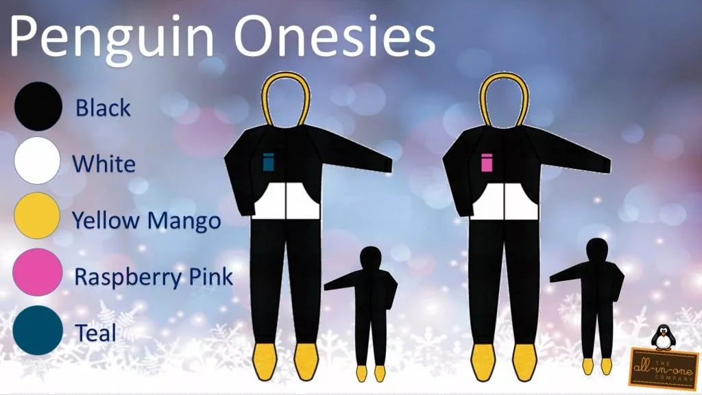 Penguin Onesies inspired by Monty...