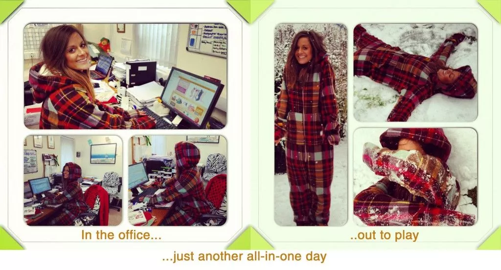 The Onesie: In the Office...Out to Play....
