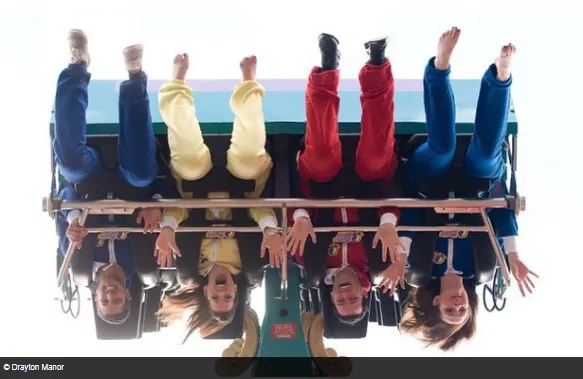 Drayton Manor theme park onesie wearers break world record