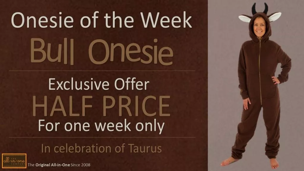 Onesie of the Week - Bull Onesie