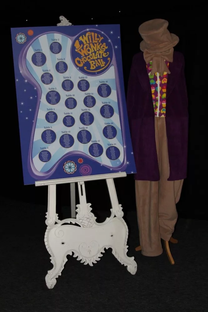 Onesie Winner at The Willy Wonka Chocolate Ball!