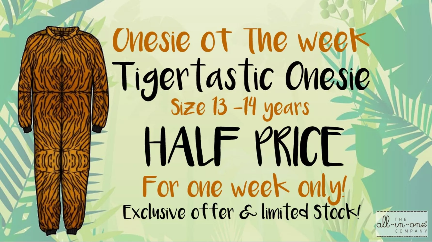 A Tigertastic 50% Off!
