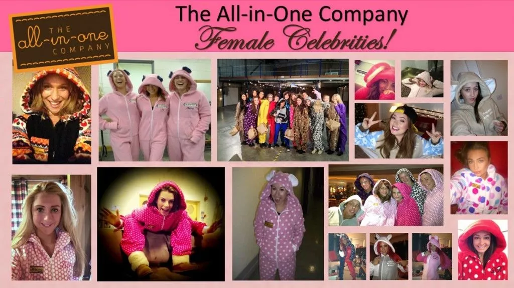 Onesies For Women; Female Celebrities