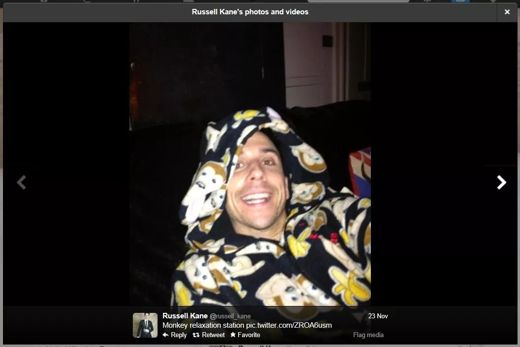 Onesie Tweets:  Look what we found on Twitter Russell Kane