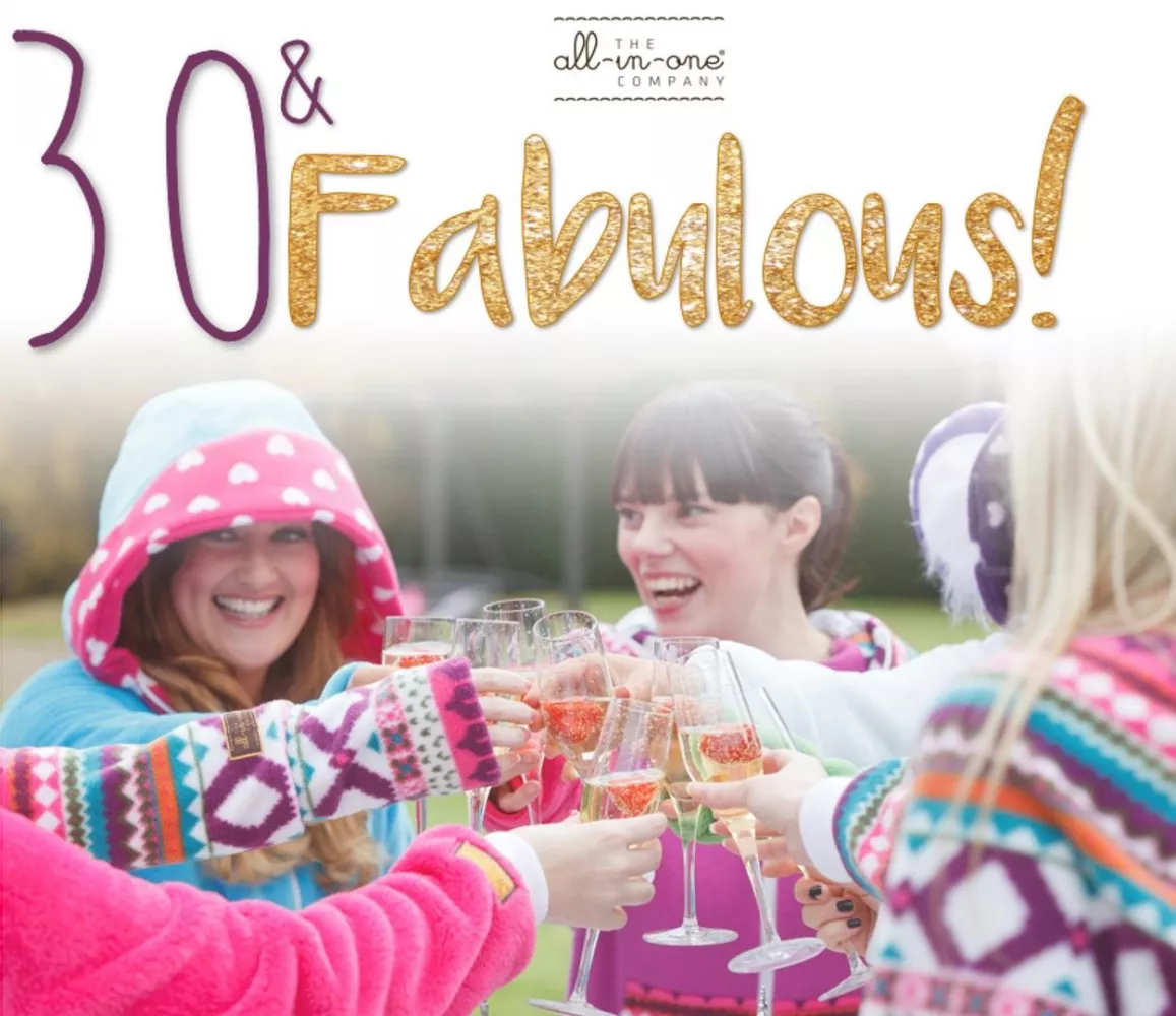 30th Birthday Onesies by The All-in-One Company