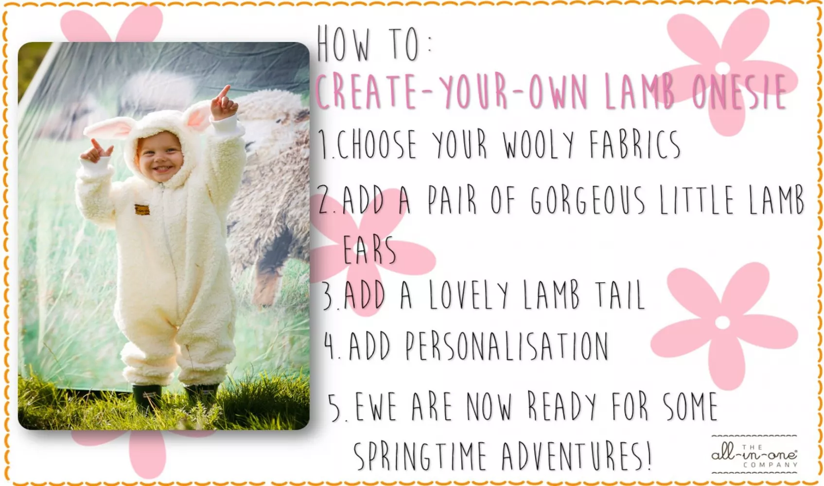 How to: Create your Own Lamb Onesie