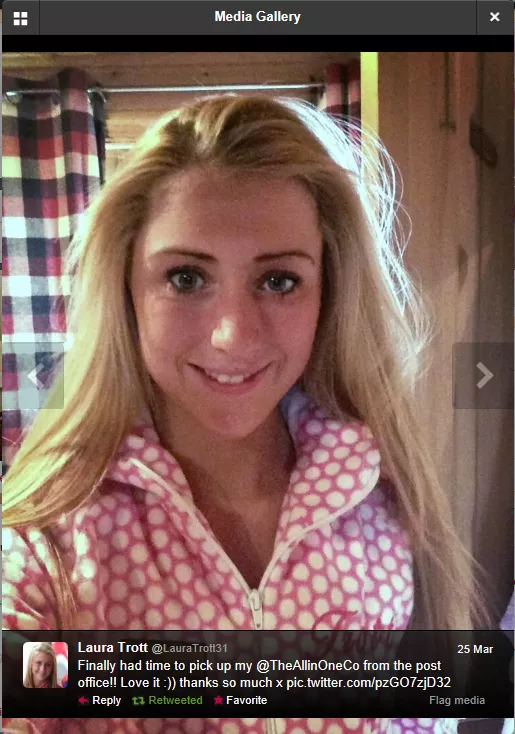 Olympic Gold Medalist, Laura Trott, Tweets her Onesie Thanks