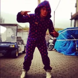 Matt Lapinskas and Skating Partner Brianne Delcourt Tweet their All-in-Ones from the Dancing on Ice Studios