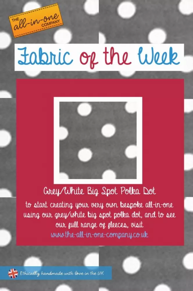 This weeks onesie fabric of the week is...