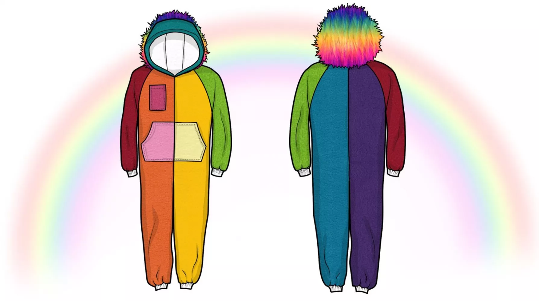 Create-your-Own Rainbow Onesie!