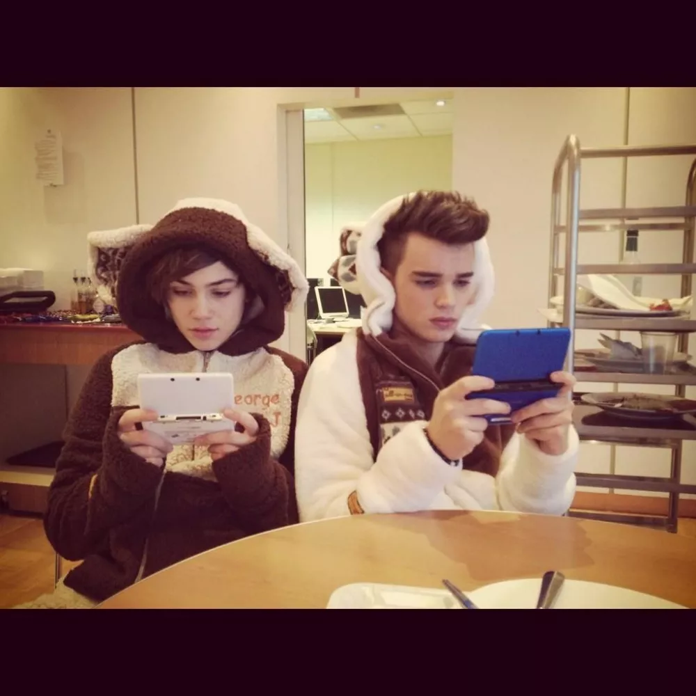 X-Factor's Union J spotted monkeying around!