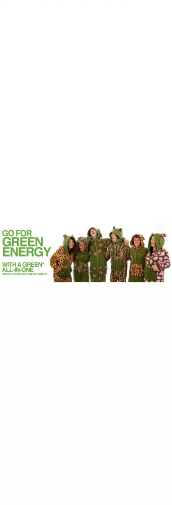 The All-in-One Company Onesies - Go Green and Save Energy