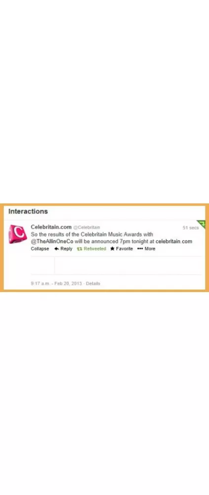 Onesie Sponsors:  The All-in-One Company sponsor the CeleBritain Music Awards