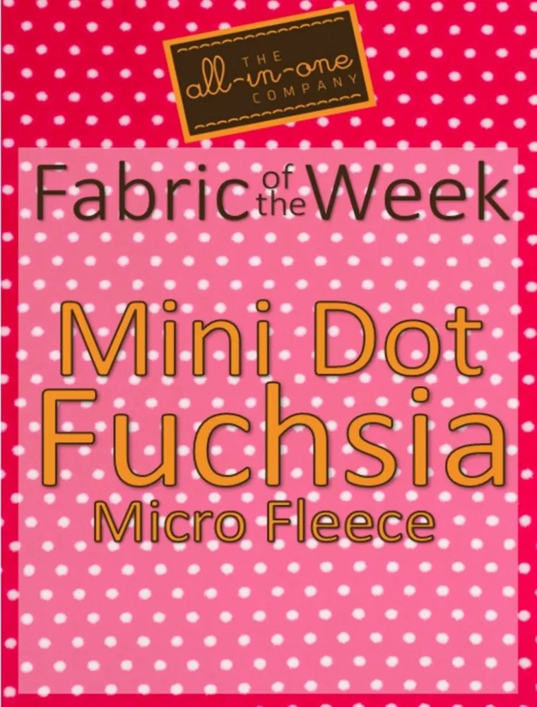 Fabric of the Week - Mini Dot Fuchsia