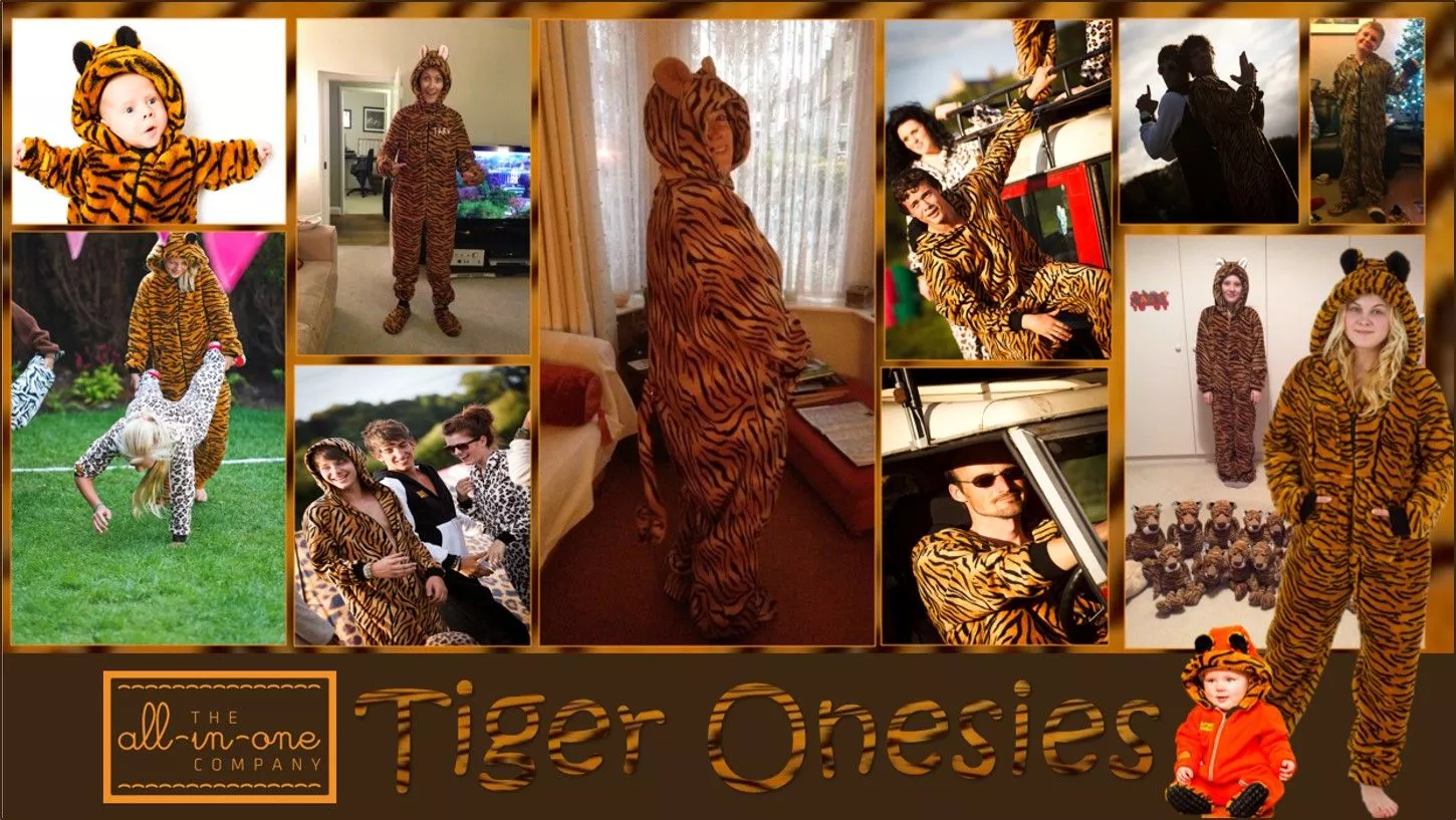 Tiger Onesies in Tigertastic!