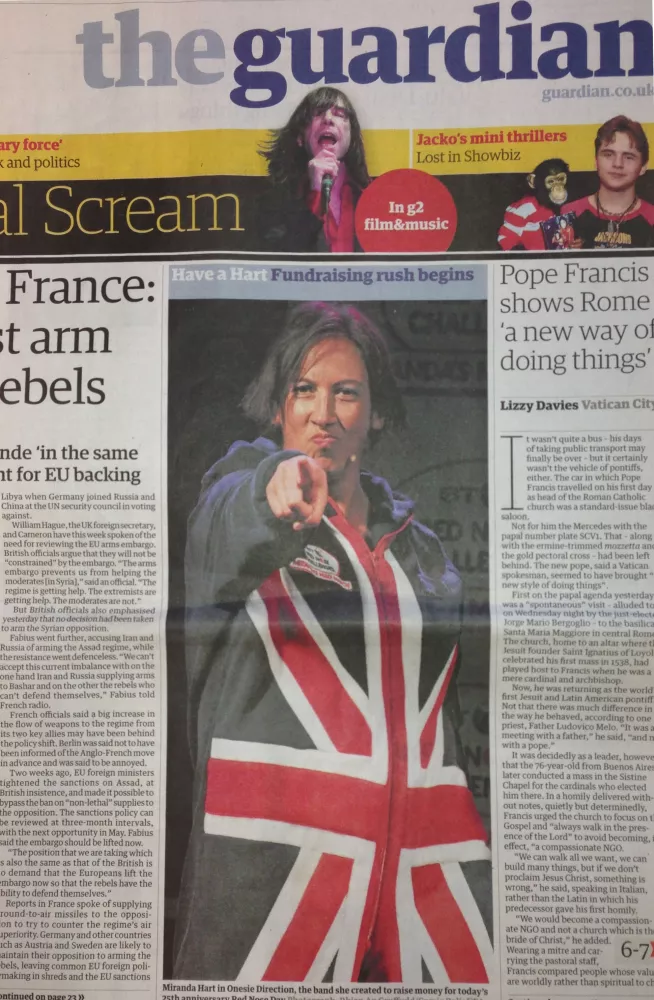 The Guardian - Miranda Hart in her Ginger Spice All-in-One
