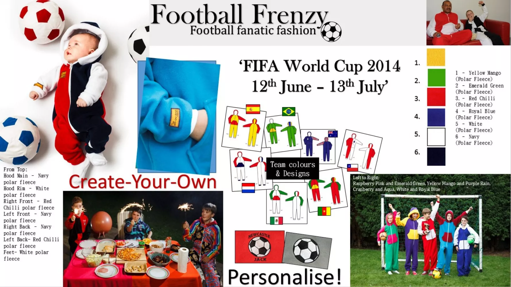 'We're Football crazy, we're onesie mad..!'