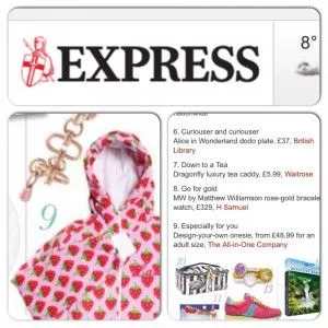Onesie Must-Haves: Press in The Express