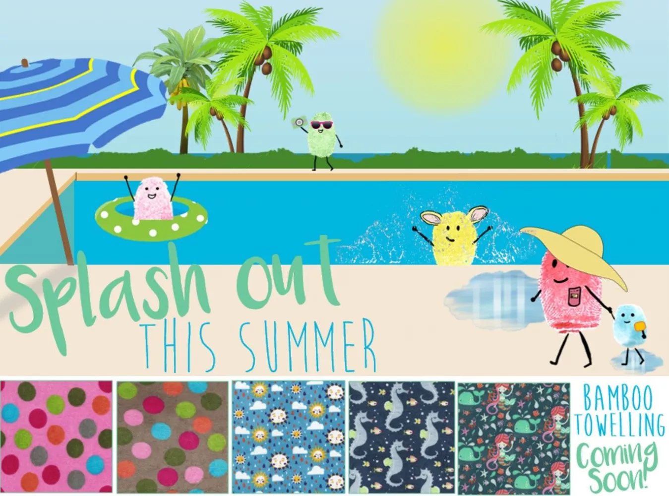 Splash Out with our Bamboo Towelling - Coming Soon!