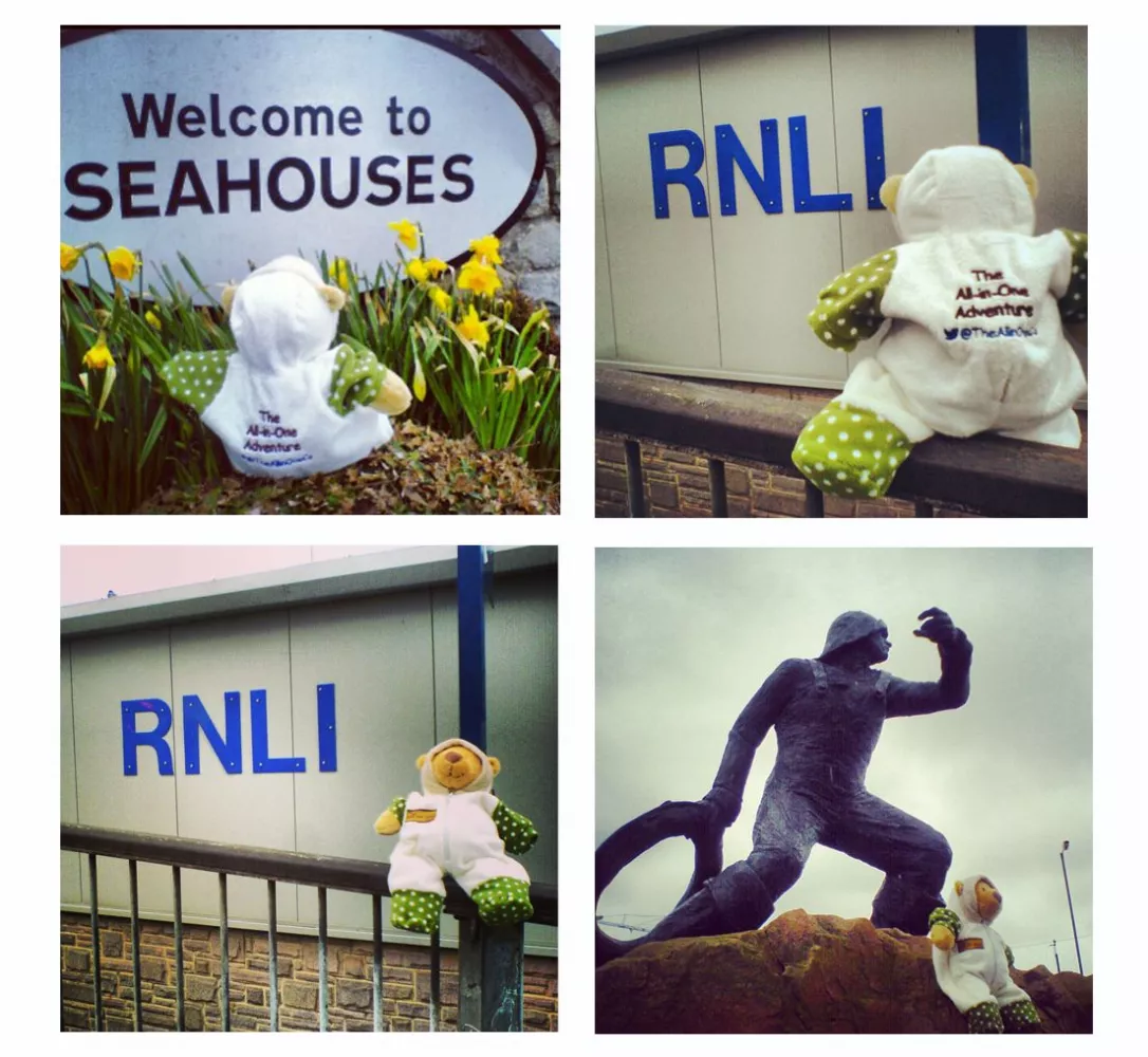 Ted goes on his Onesie Adventures to Sea Houses