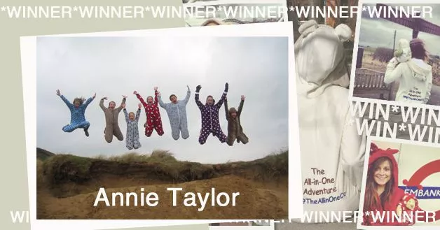 And the winner of this months Onesie Adventure Competition is....
