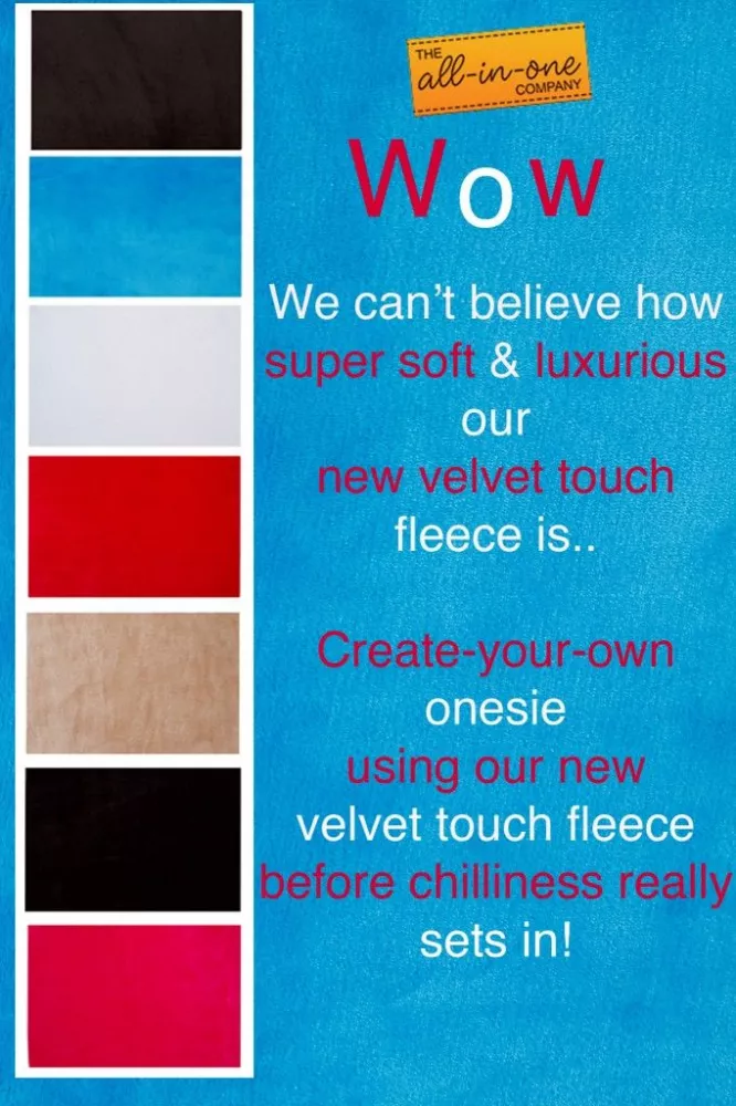 Velvet touch cuddle fleece onesies - Oh My!