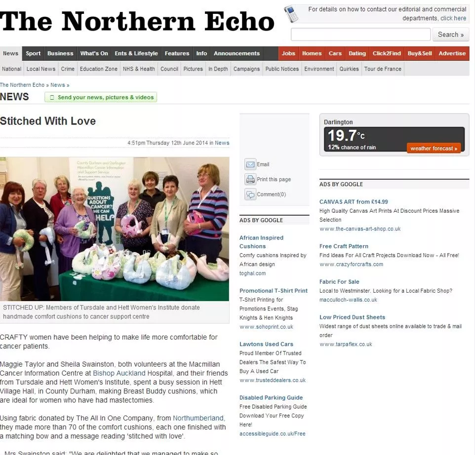 Onesie 'Stitched With Love'