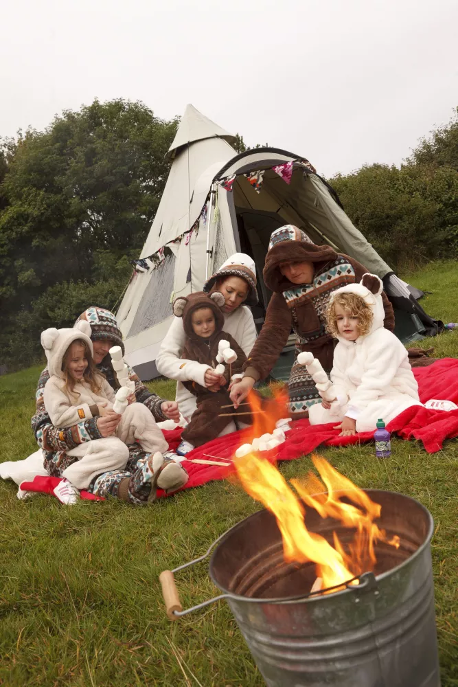Onesie to The Rescue: Camping Chilliness