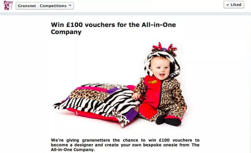 Onesie Competition on Gransnet