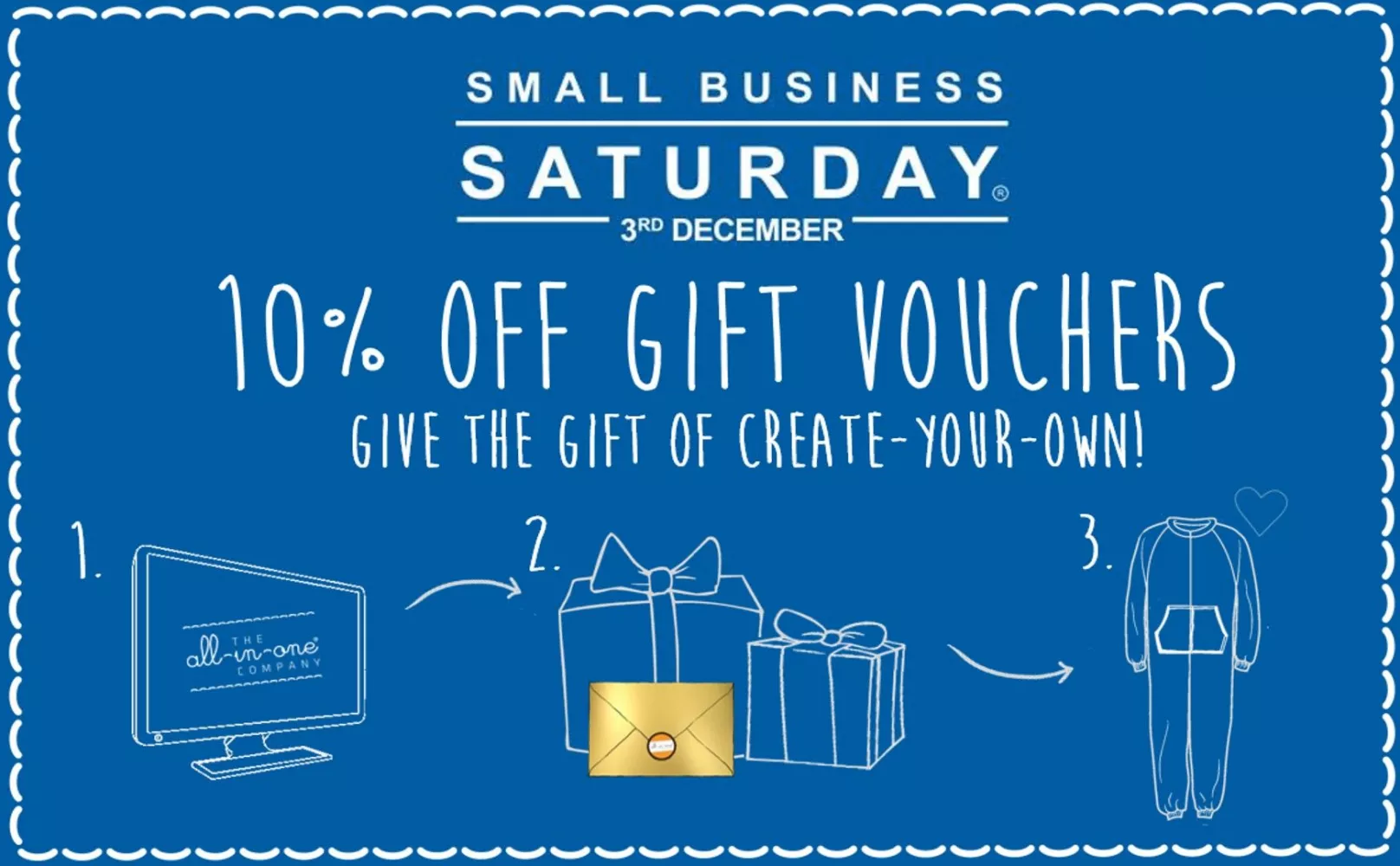 Small Business Saturday - 10% Off Gift Vouchers