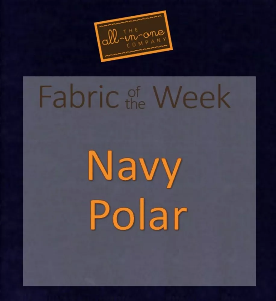 Fabric of the Week - Navy Polar Fleece