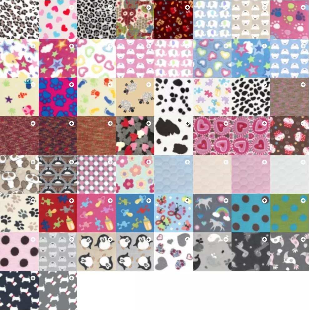 The All-in-One-Company® Fabric Guide - Medium-Weight Cuddle Fleece