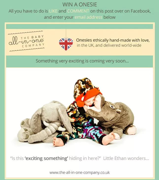 Win a Onesie - Go on then!