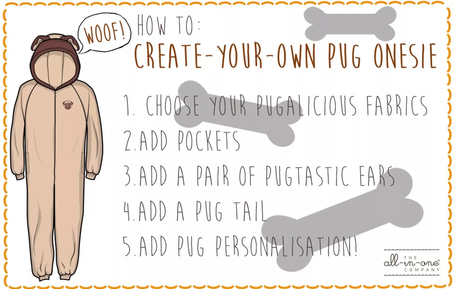 How to: Create-your-Own Pug Onesie