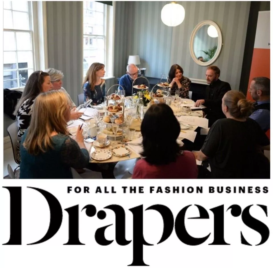 Kate Dawson and the Meet the Manufacturer advisory board feature in Drapers Magazine