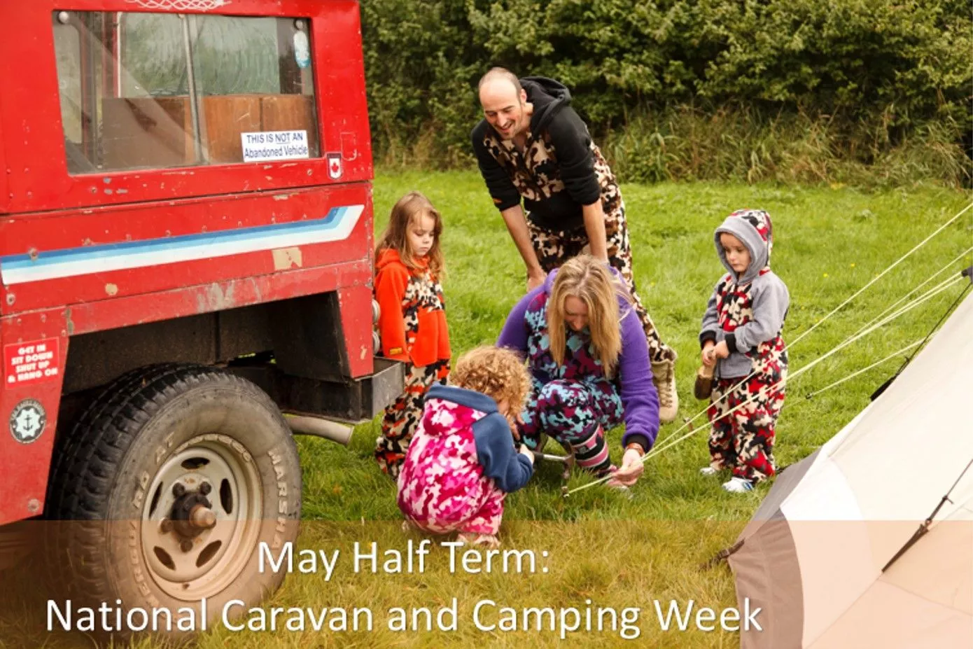 Onesie Half Term AND National Caravan and Camping Week