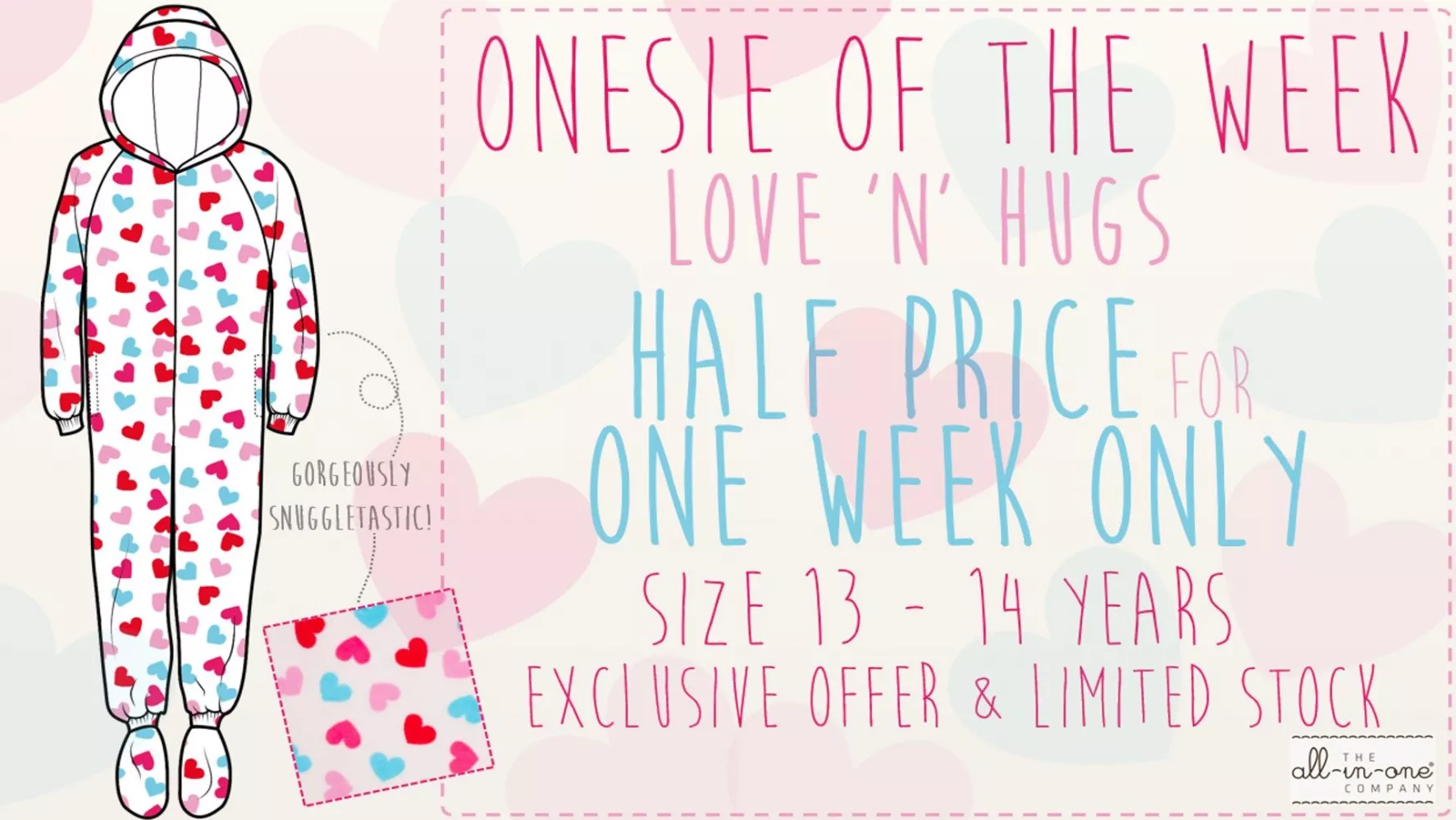 Lots of Love 'n' Hugs with 50% Off!